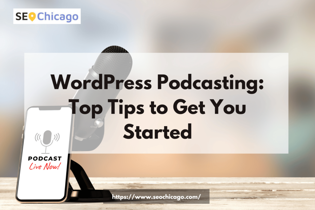 graphics for wordpress podcasting topic