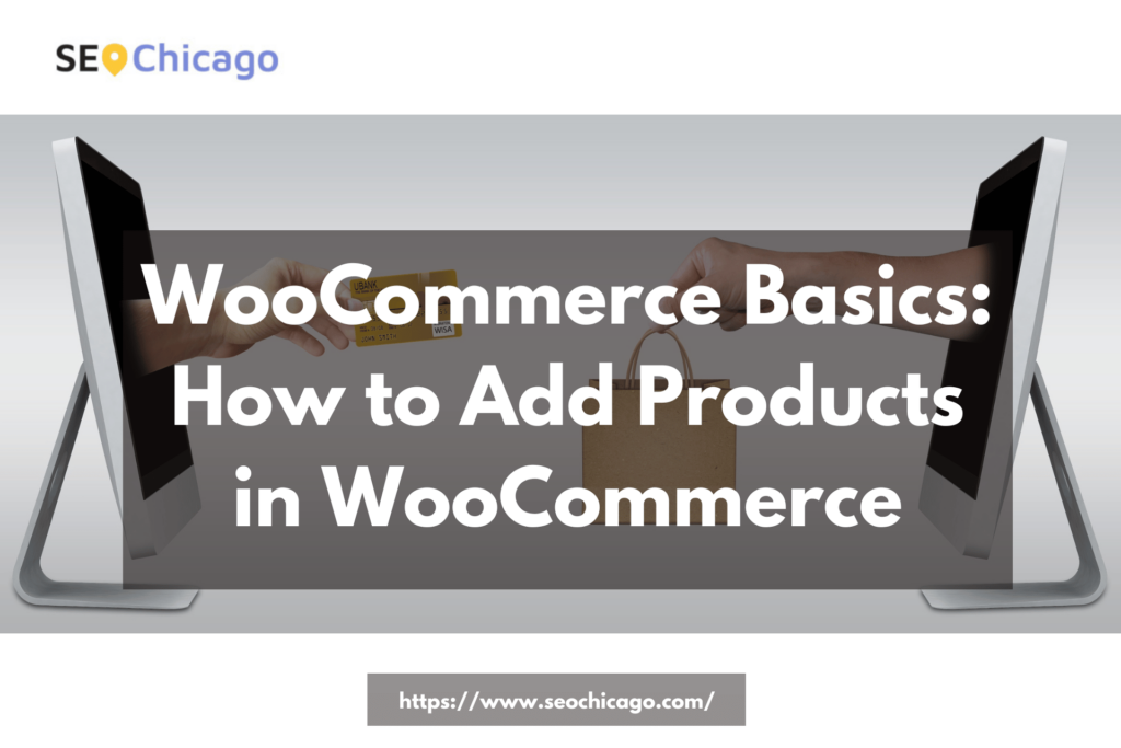 two monitors facing each other as concept for topic how to add products in WooCommerce